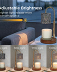 Candle Warmer Lamp - Smoky Grey - VAUCLUSE