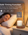 Candle Warmer Lamp - Smoky Grey - VAUCLUSE
