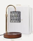 Candle Warmer Lamp - Smoky Grey - VAUCLUSE