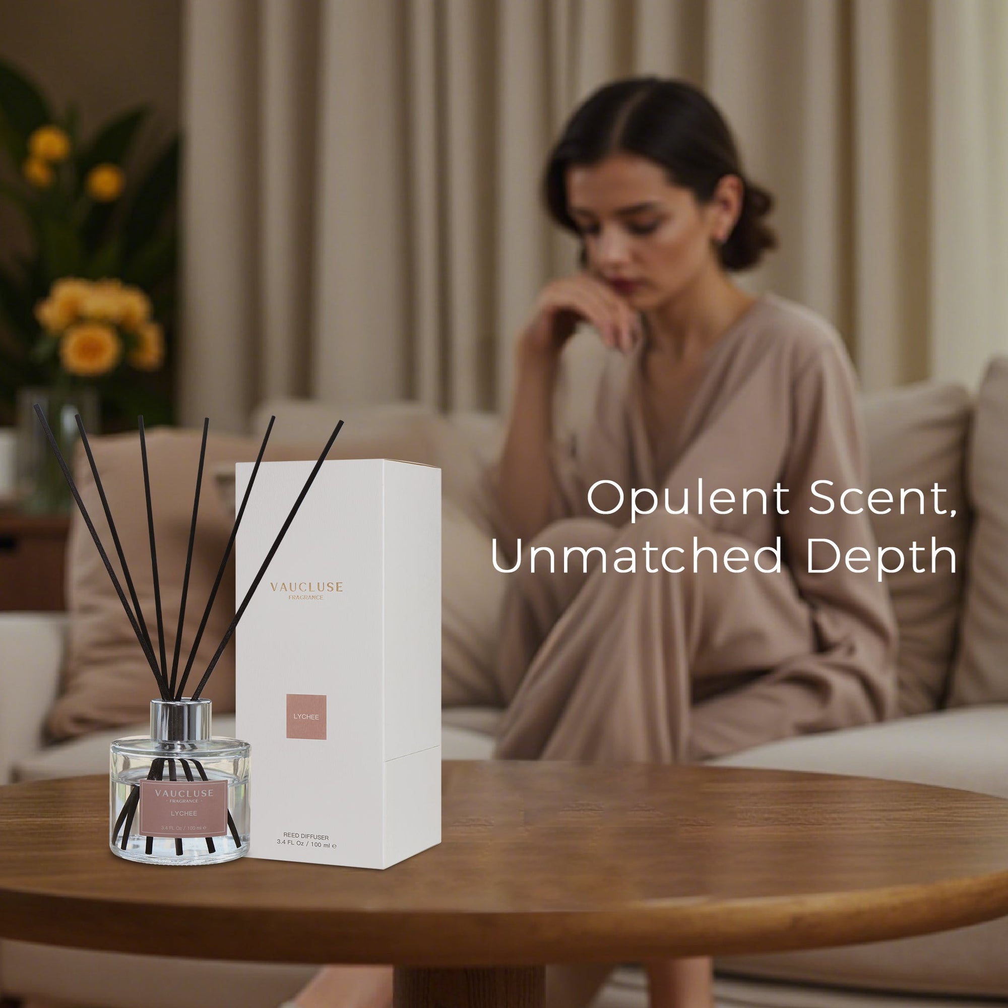 Lychee Scented Reed Diffuser - VAUCLUSE