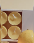 Lemon Scented Tealight Candles
