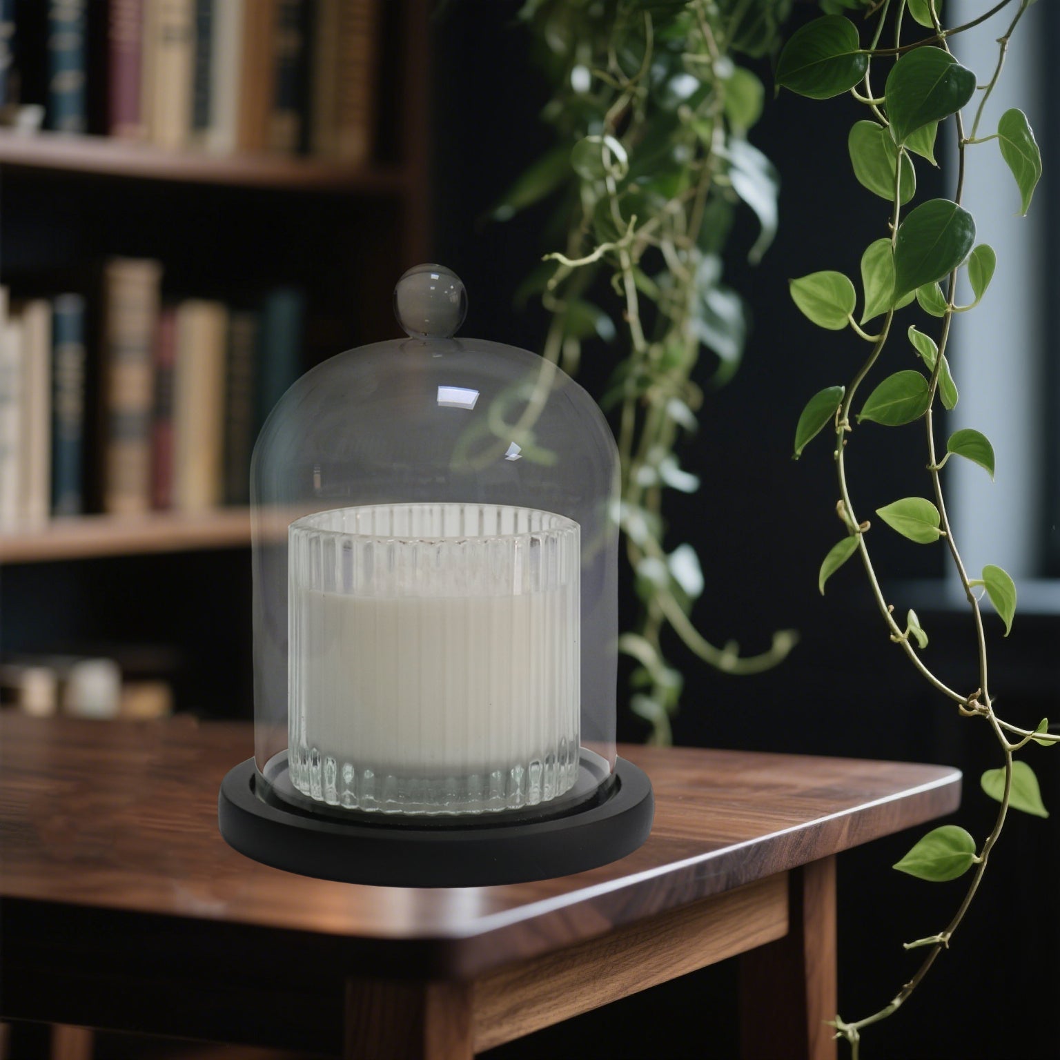Glass Dome with Base: The Secret to Perfect Candle Style & Protection - VAUCLUSE