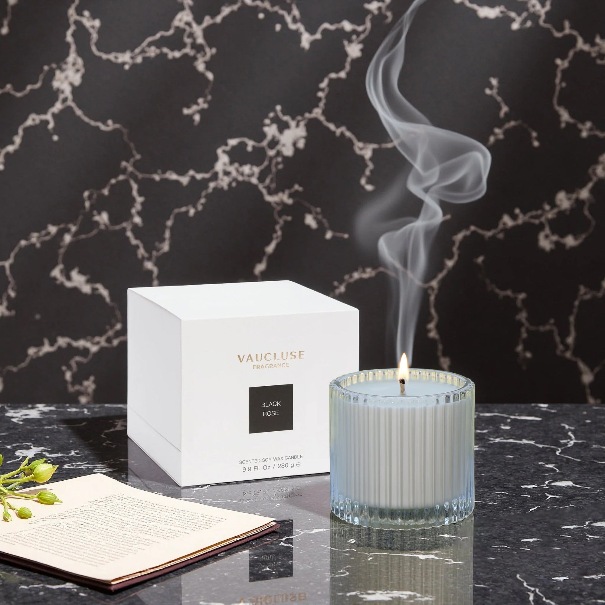 Black Rose Scented Candle - VAUCLUSE