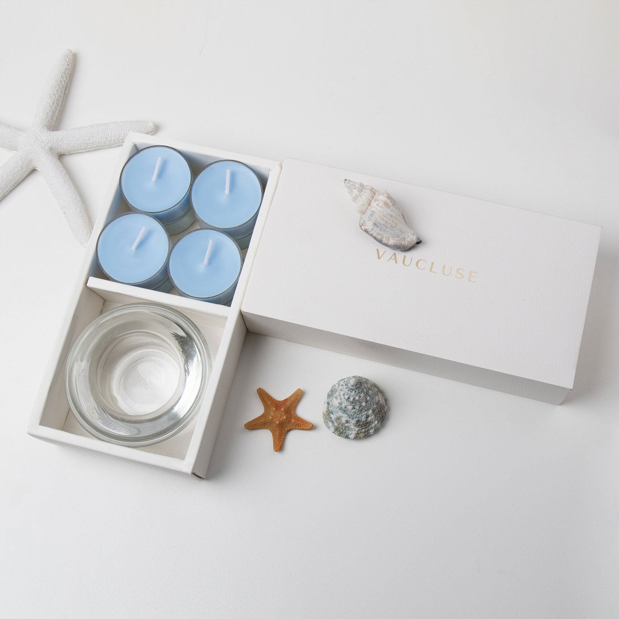 Breeze Tealights and Candle Holder Set - VAUCLUSE