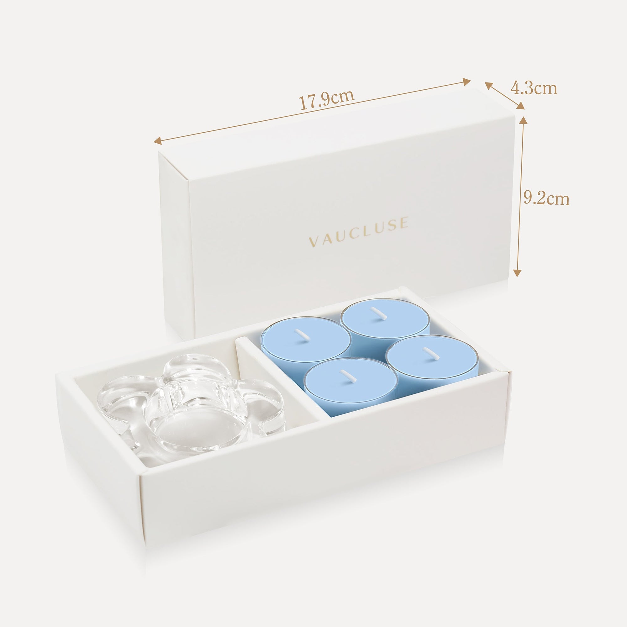 Breeze Tealights and Candle Holder Set (Flower shape) - VAUCLUSE