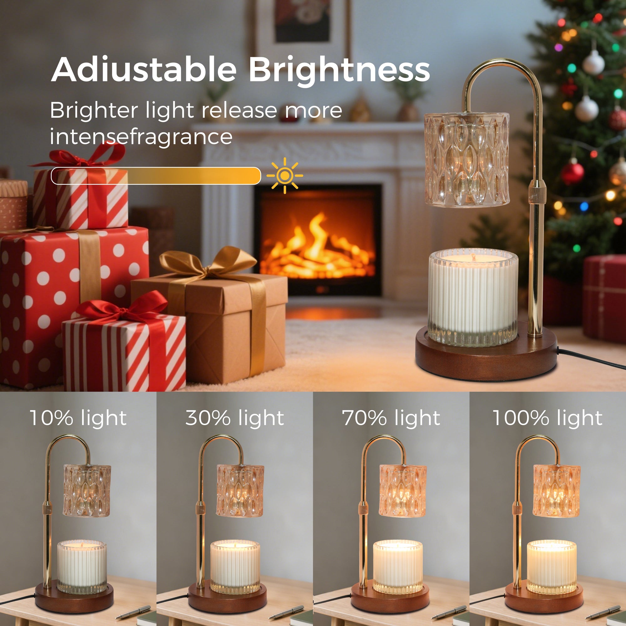 Candle Warmer Lamp - Beige - VAUCLUSE