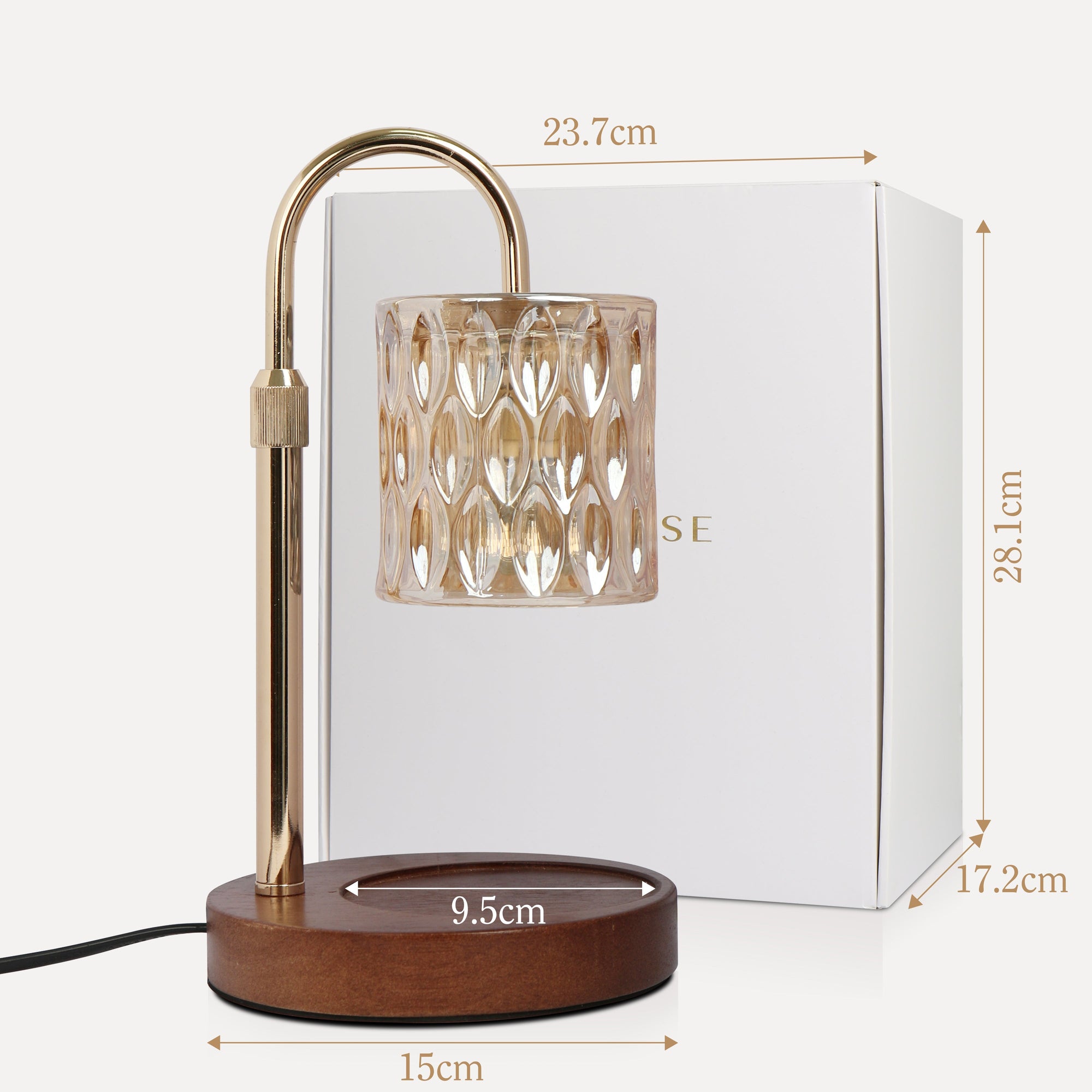 Candle Warmer Lamp - Beige - VAUCLUSE
