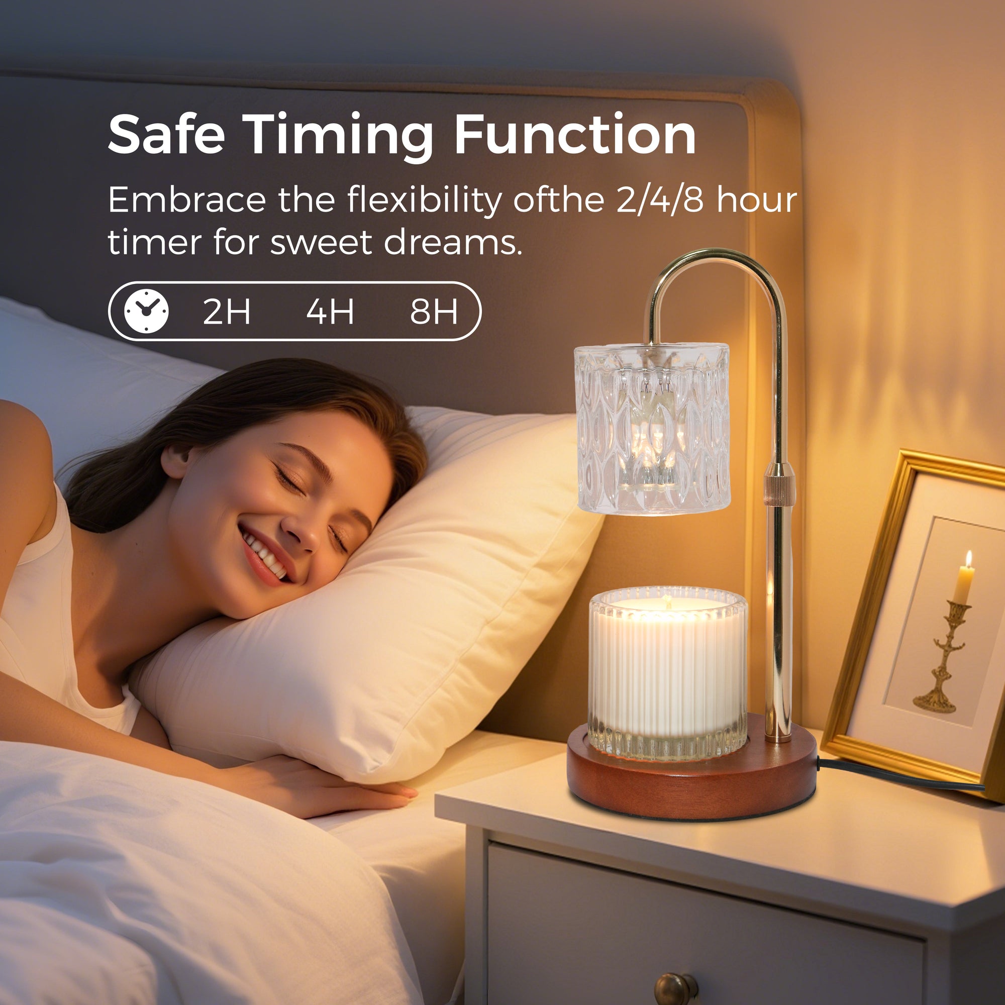 Candle Warmer Lamp - Transparent - VAUCLUSE