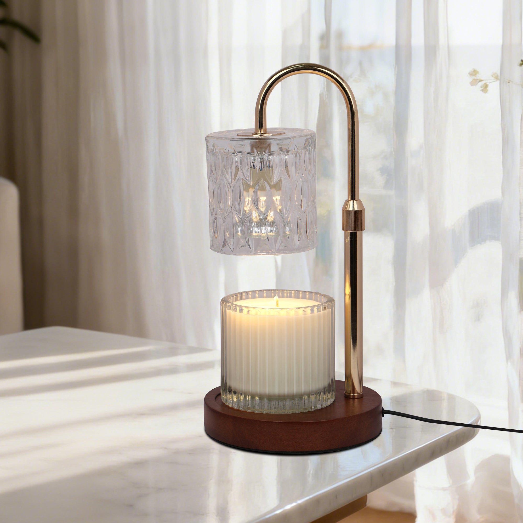 Candle Warmer Lamp - Transparent - VAUCLUSE