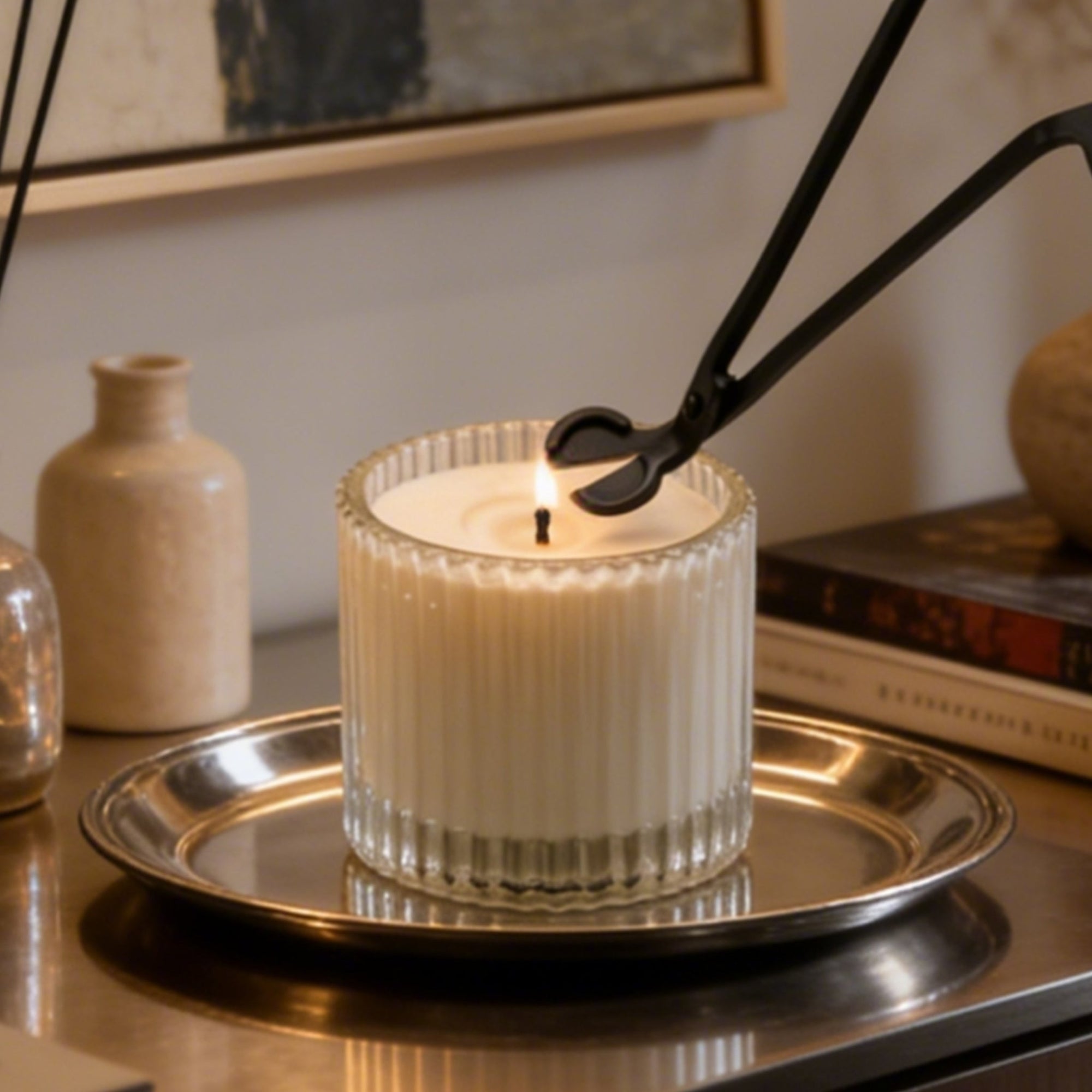 Candle Wick Trimmer, Snuffer and Dipper Set (Black) - VAUCLUSE