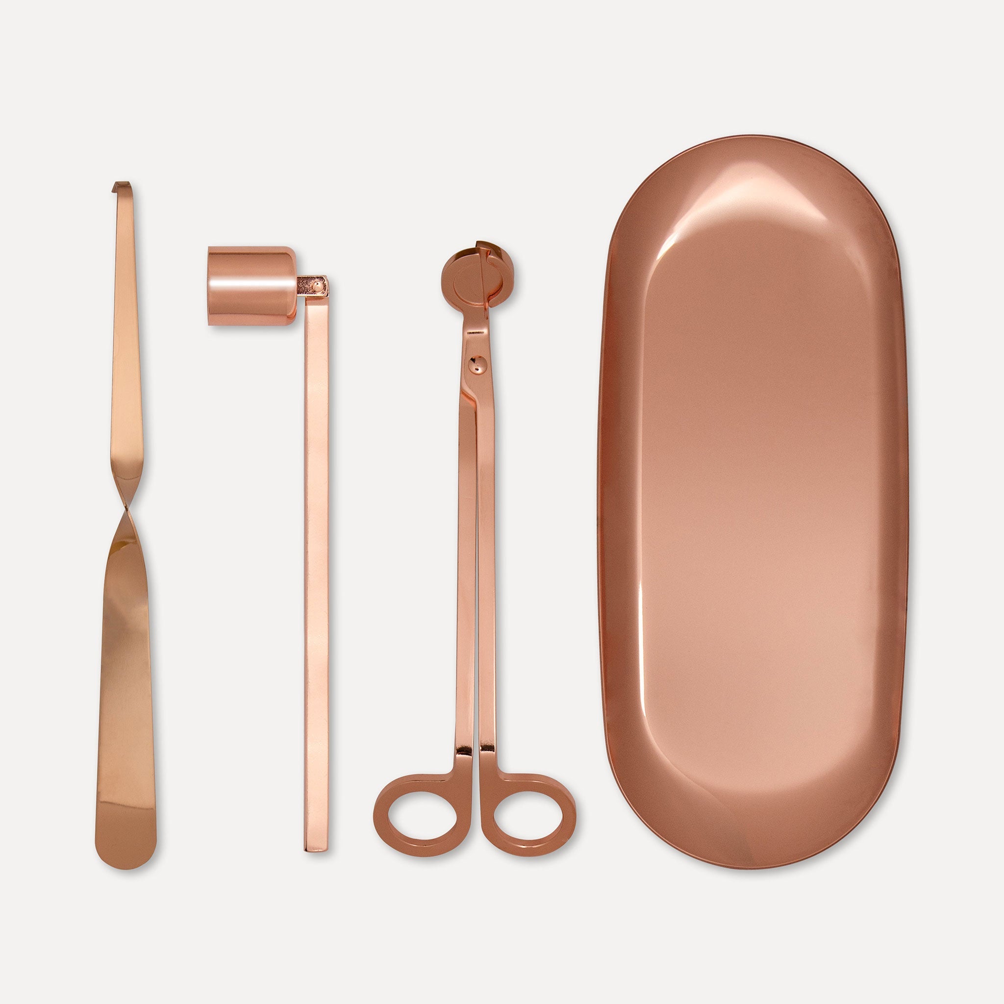 Candle Wick Trimmer, Snuffer and Dipper Set (Rose Gold) - VAUCLUSE