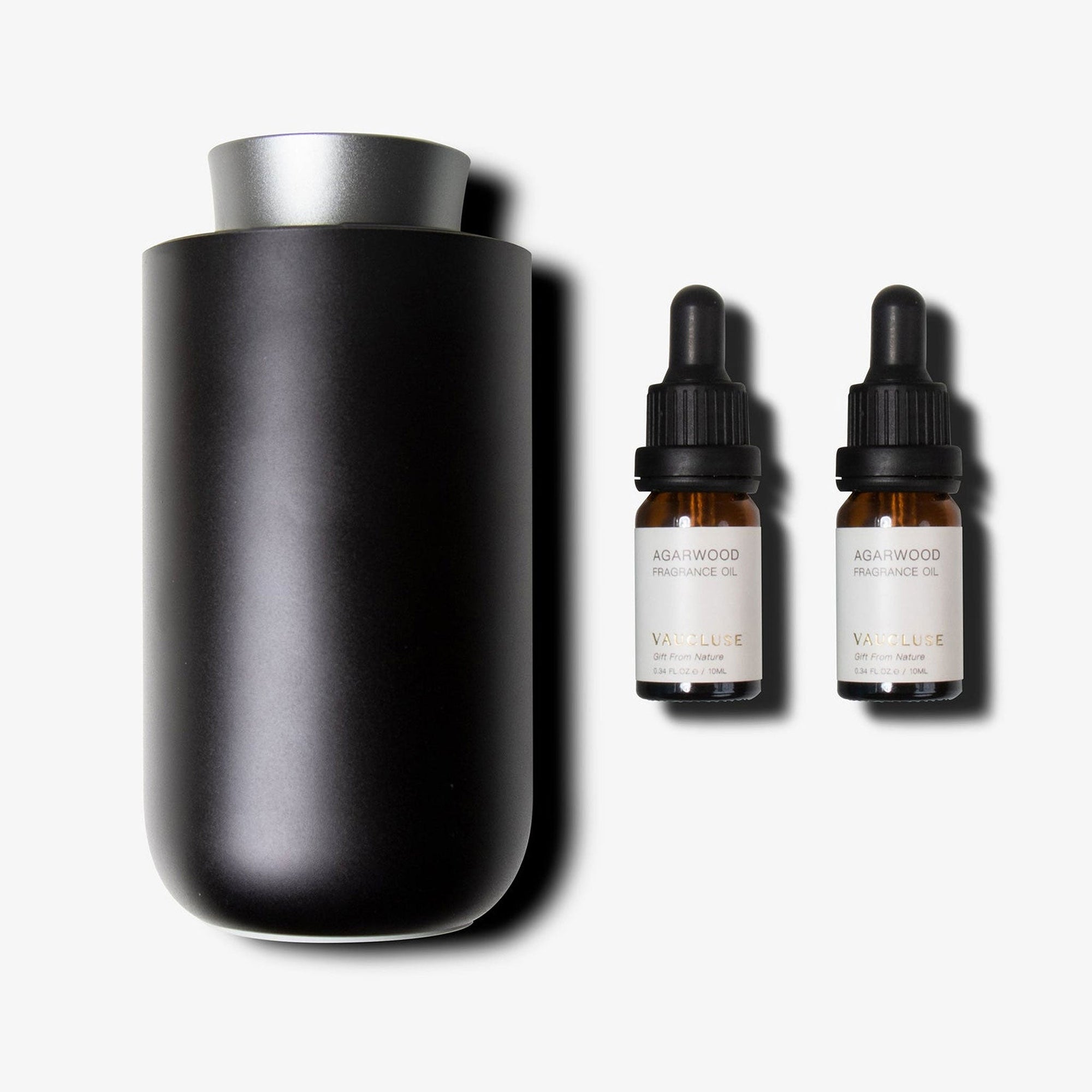 Essential Oil Diffuser (Black Silver) - VAUCLUSE