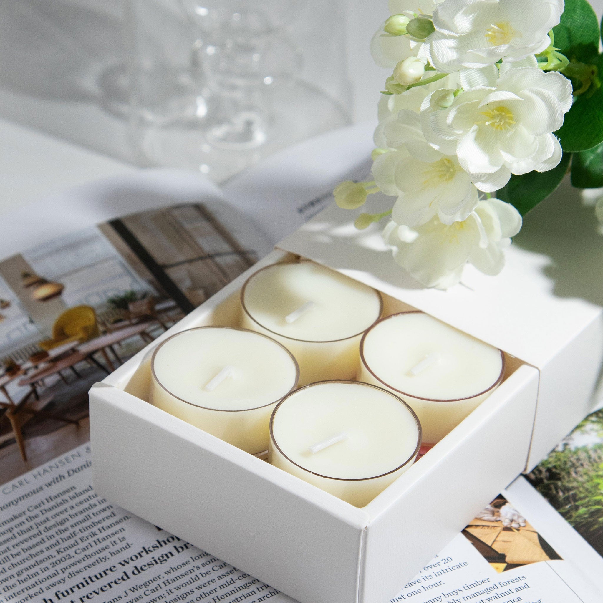 Jasmine Scented Tealight Candles - VAUCLUSE