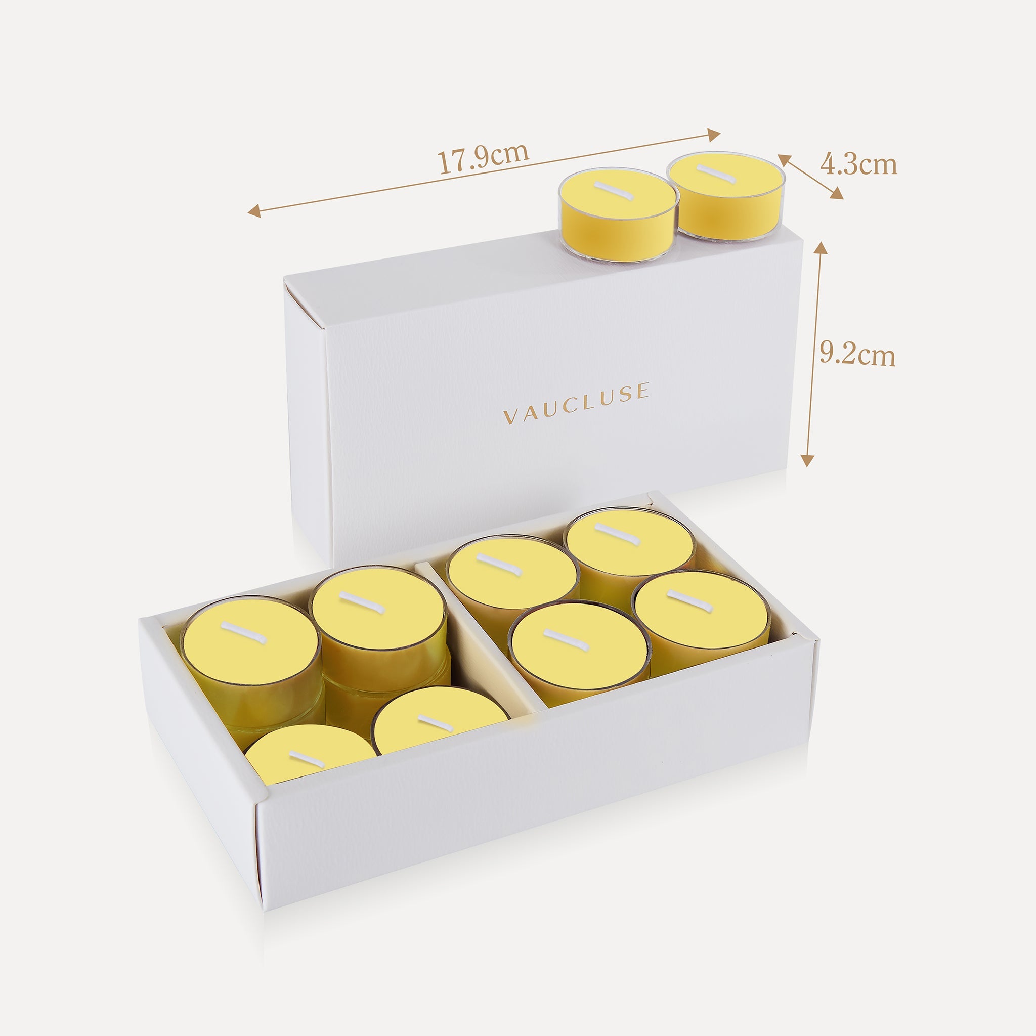 Lemon Scented Tealight Candles - VAUCLUSE