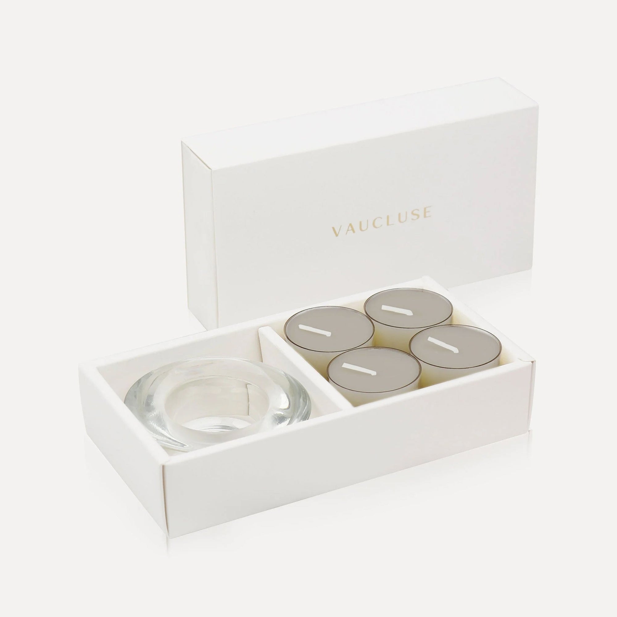 Musk Tealights and Candle Holder Set - VAUCLUSE