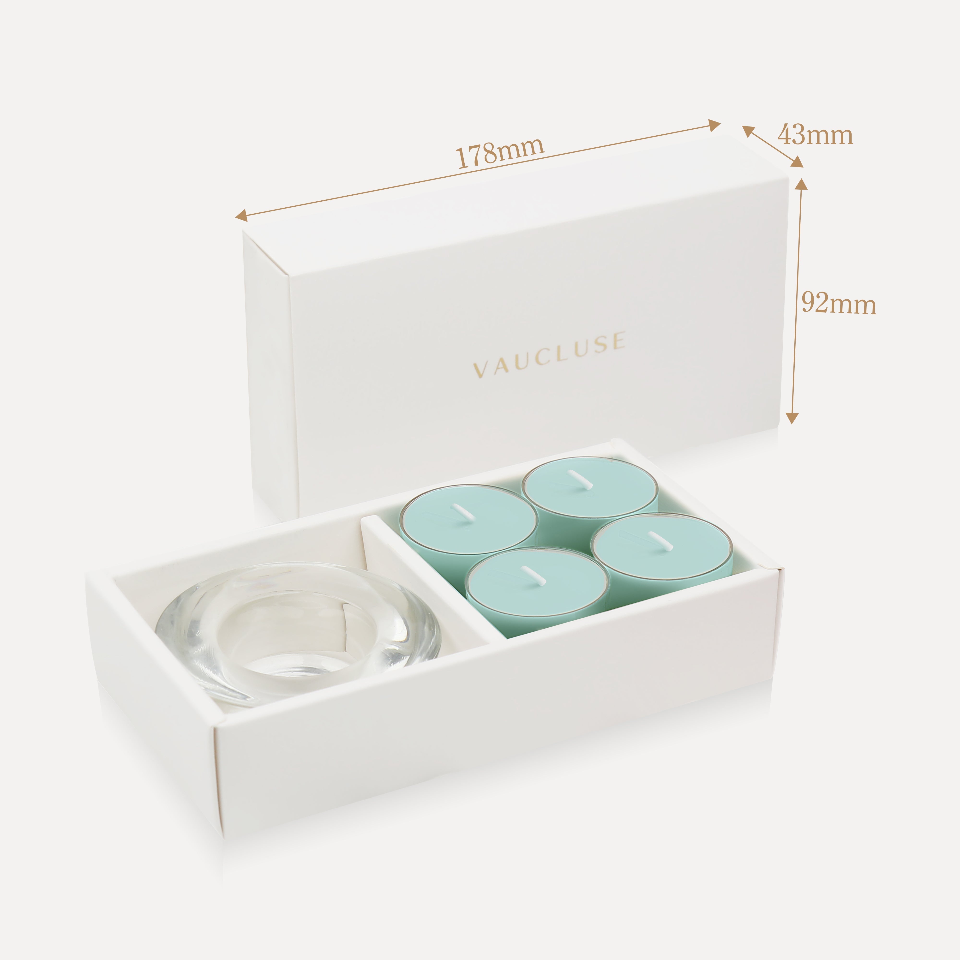 Ocean Tealights and Candle Holder Set - VAUCLUSE