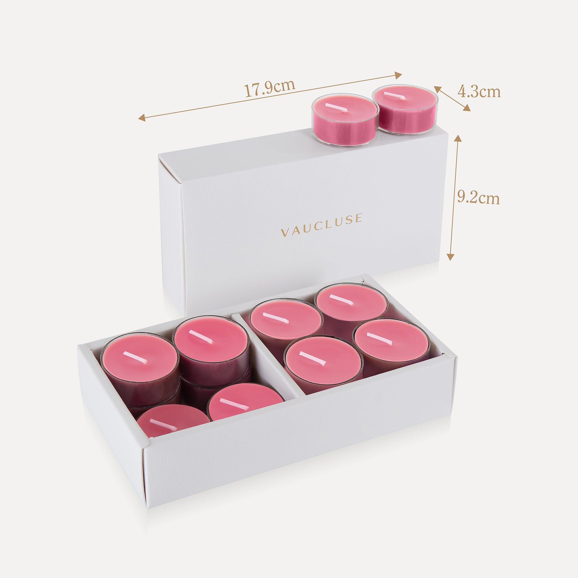 Rose Scented Tealight Candles - VAUCLUSE