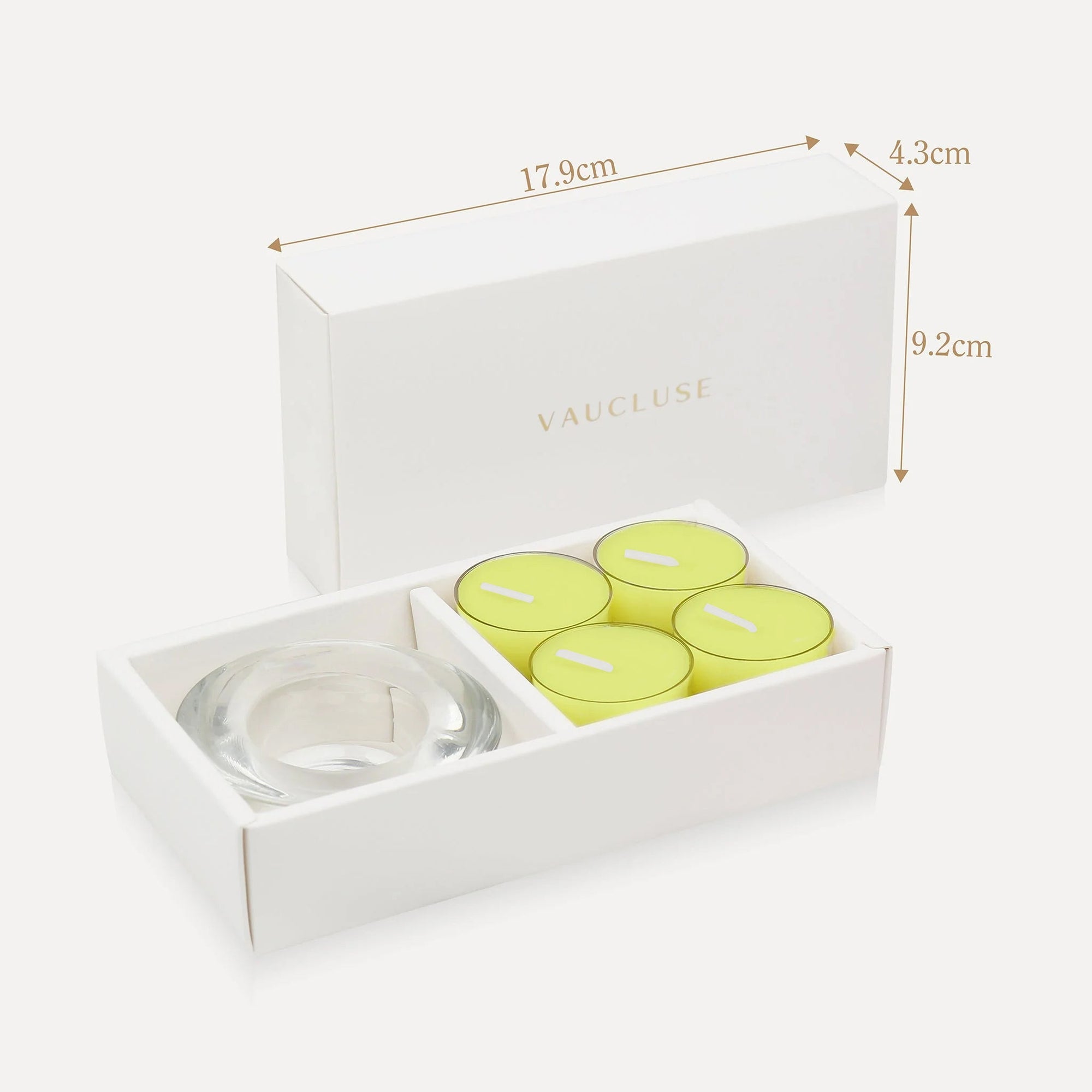 Vanilla Tealights and Candle Holder Set - VAUCLUSE
