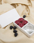 Blackberry Tealights and Candle Holder Set - VAUCLUSE