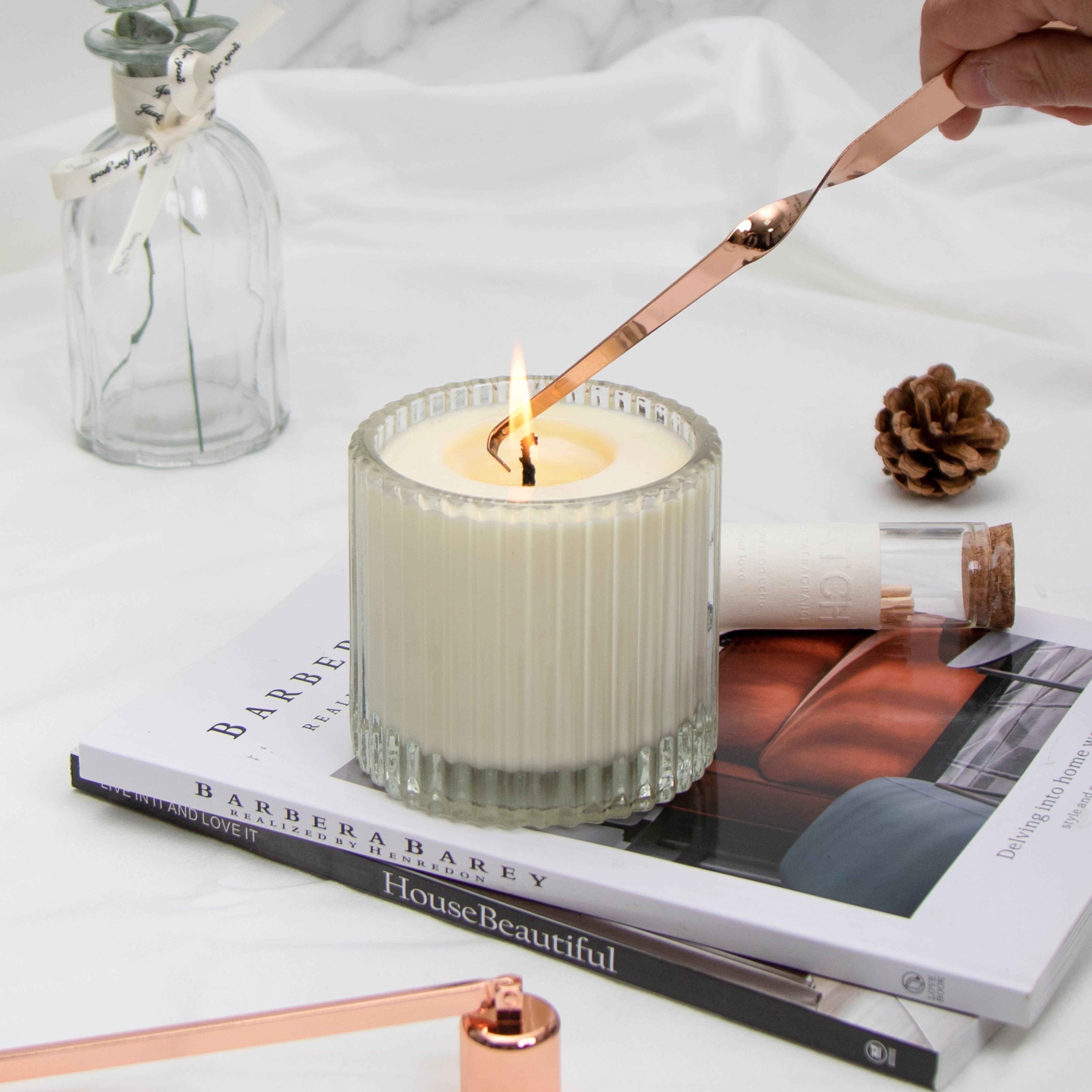 Candle Wick Trimmer, Snuffer and Dipper Set (Rose Gold) - VAUCLUSE