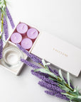 Lavender Tealights and Candle Holder Set - VAUCLUSE